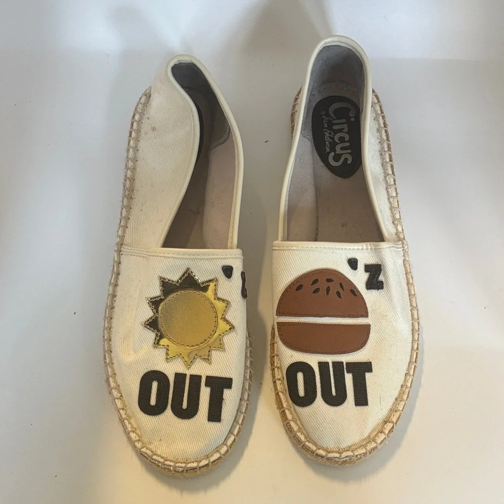 Circus by Sam Edelman women’s sz 10- Cream and Brown sun’s out bun’s out shoes